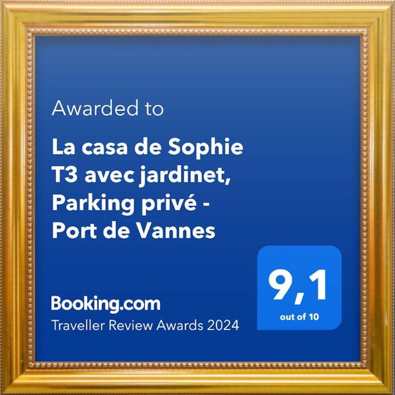 La Casa De Sophie T3 Avec Jardinet, Parking Prive - Port De Vannes Eksteriør billede